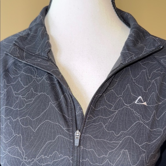 Paradox Pullover Merino Wool Blend Base Layer 1/4 Zip Black Grey Women's Size S - Picture 4 of 14